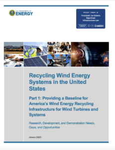 Wind Turbine Recycling Assessment Report: A Guide to Sustainable Recycling Industry